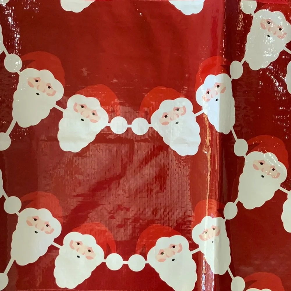 IKEA Shopping Bag Santa Limited Edition Vinterfint Large Tote Christmas Red New